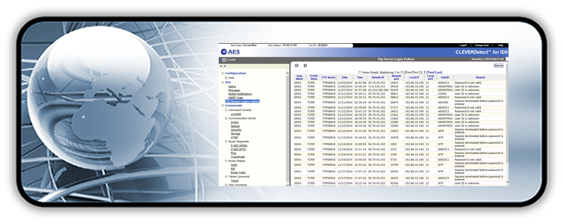 ids server logon failure